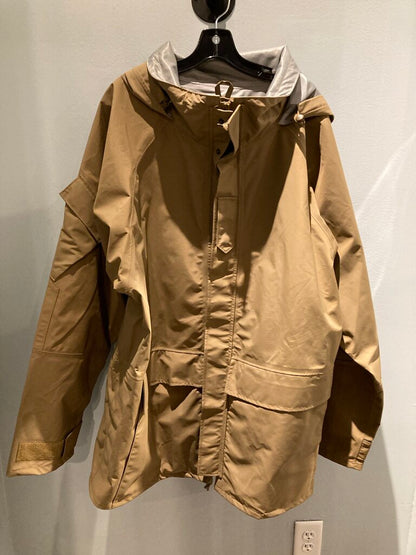 Tru-Spec Rain Jacket, Brown, Men's XXL Long