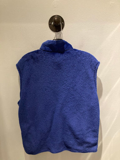 Patagonia Fleece Vest, Blue, Men's L