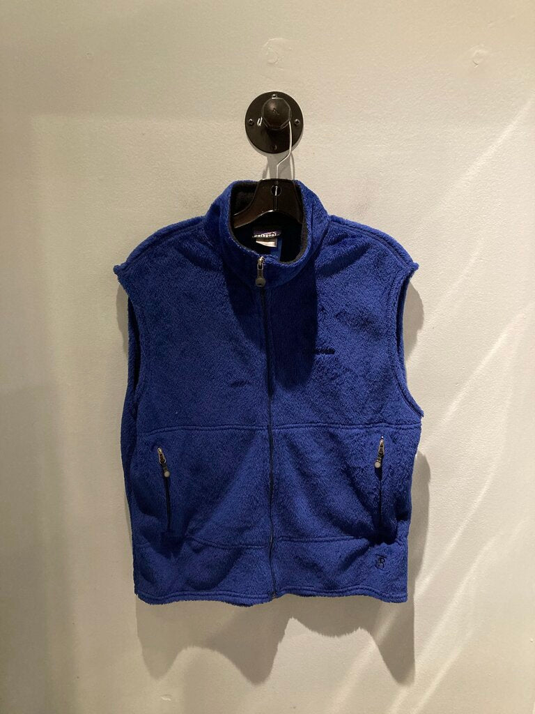 Patagonia Fleece Vest, Blue, Men's L
