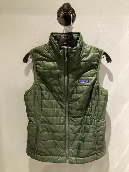 Patagonia Puffy Vest, Green, Women's S