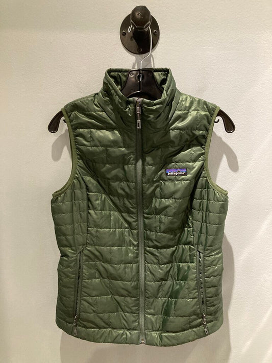 Patagonia Puffy Vest, Green, Women's S