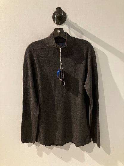 (NWT) Smartwool 1/4 Zip LS, Dark Grey, Men's L