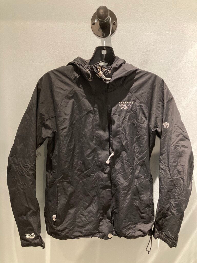 Mountain Hardwear Lined Rain Jacket, Black, Women's S