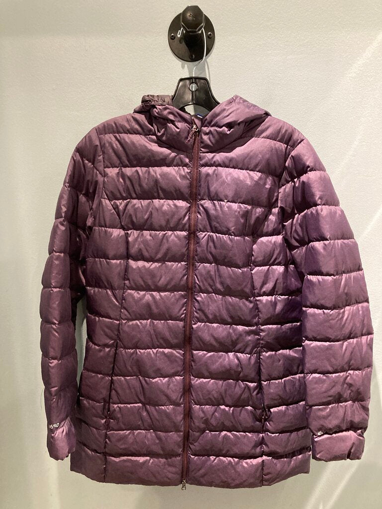 Eddie Bauer Long Down Jacket, Purple, Women's M