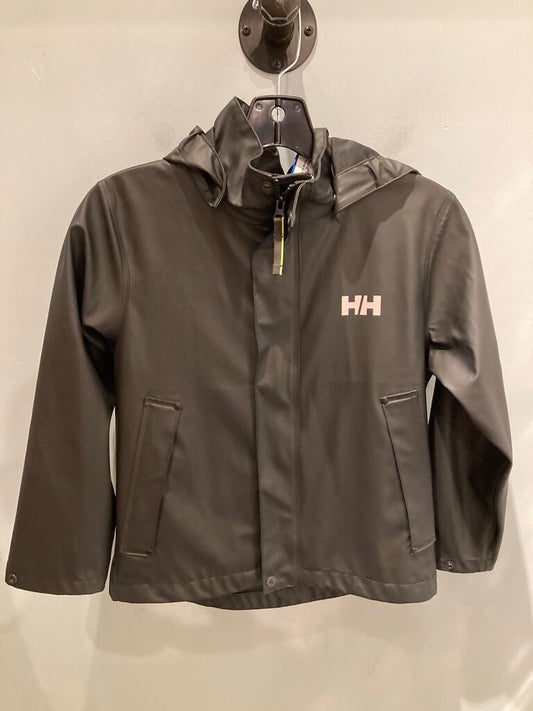 Helly Hansen Moss Classic Rain Jacket, Black, Kid's 8