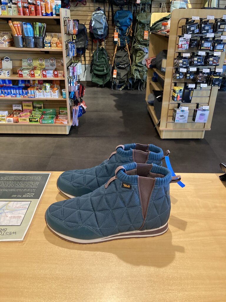 Teva Slip On Quilted Boots, Blue, Women's 11