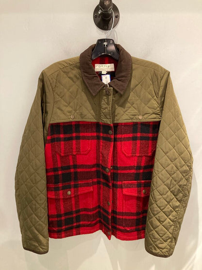 Orvis Wool Blend Chore Coat, Green/Red/Black, Men's L