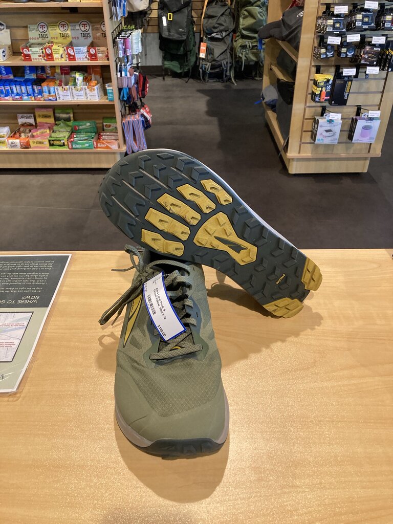 Altra Lone Peak 9, Green/Yellow, Men's 12