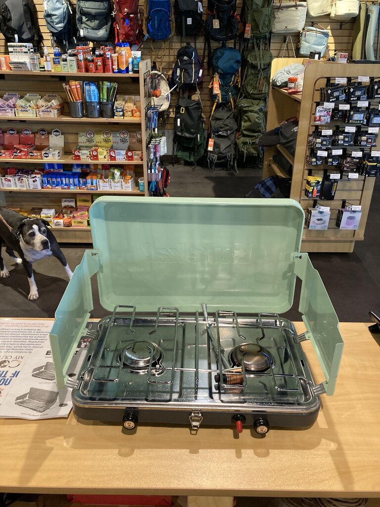 Eureka Ignite Camp Stove, Green/Grey 2 Burner