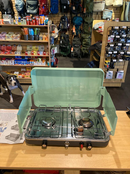 Eureka Ignite Camp Stove, Green/Grey 2 Burner