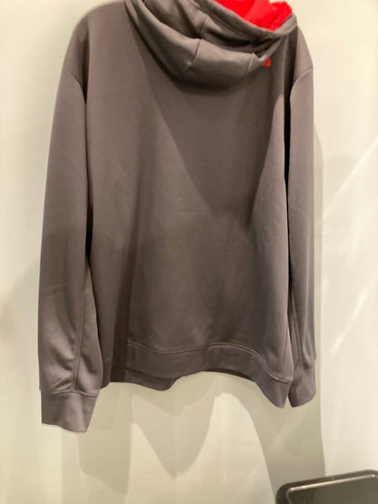 The North Face Zip Hoody, Grey/Red, Men's XXL