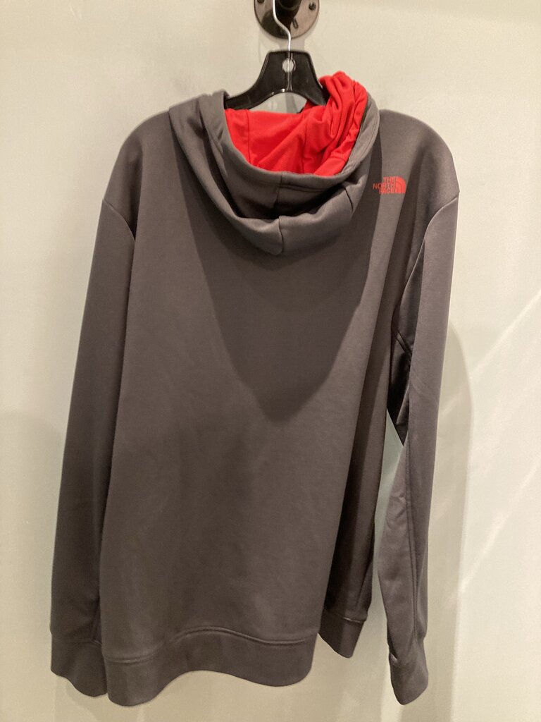 The North Face Zip Hoody, Grey/Red, Men's XXL