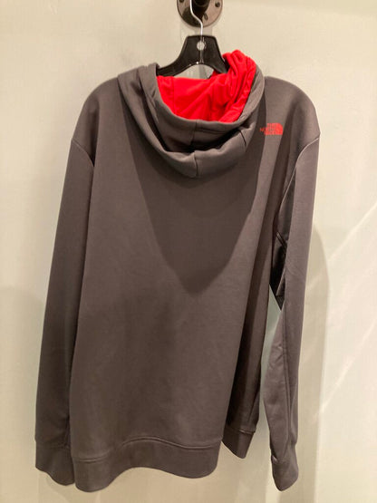 The North Face Zip Hoody, Grey/Red, Men's XXL