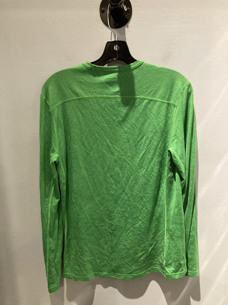 Icebreaker LS Crew, Green, Men's M