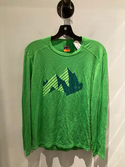 Icebreaker LS Crew, Green, Men's M