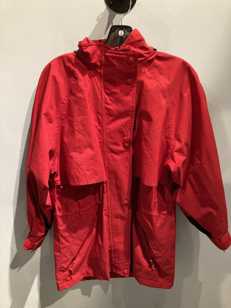 Eddie Bauer Rain Jacket, Red, Women's S