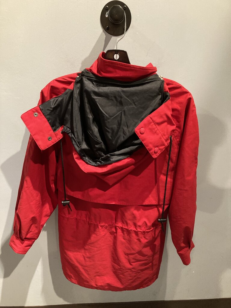 Eddie Bauer Rain Jacket, Red, Women's S