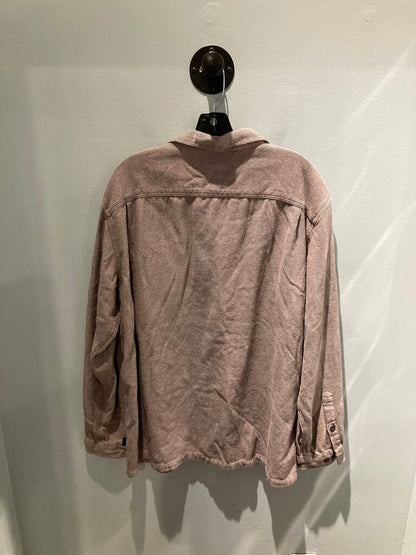 Patagonia LS Button Up, Brown Stripes, Men's XL
