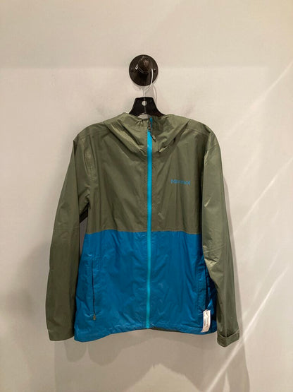 Marmot Rain Jacket, Green/Blue, Men's M