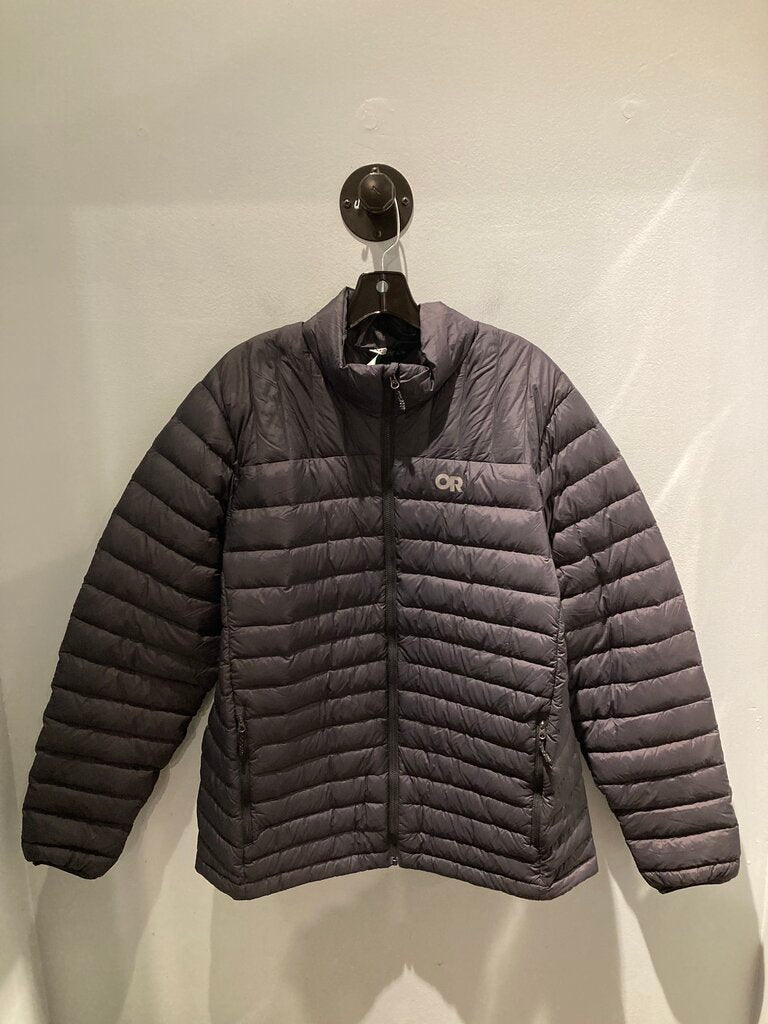 Outdoor Research Transcendent Down Jacket, Black, Men's XL