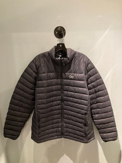 Outdoor Research Transcendent Down Jacket, Black, Men's XL