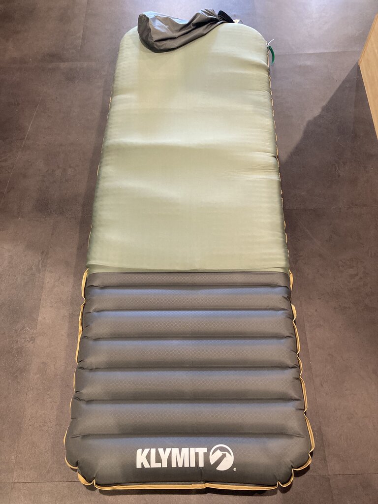 (NWT) Klymit Klymaloft XL Inflatable Sleeping Pad, Grey/Green