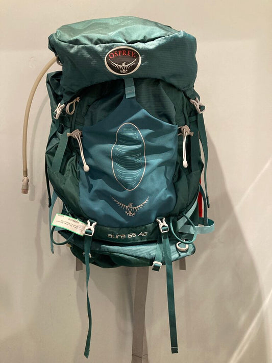 Osprey Aura 65 AG Backpack, Green/Teal, Women's XS
