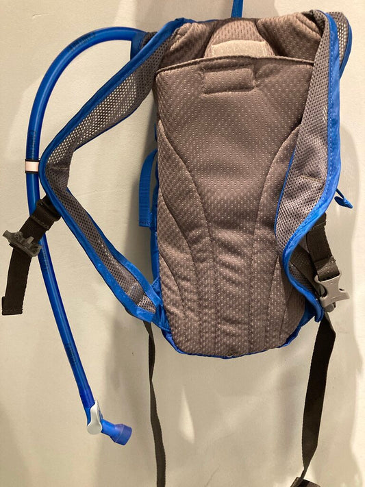 Camelbak Mini Mule Hydration Pack w/ Bladder, Blue/White