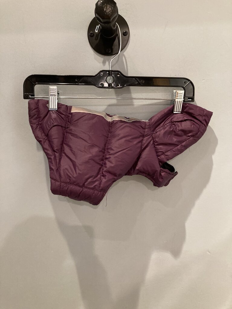 Puffy Dog Sweater, Purple/Black, XS
