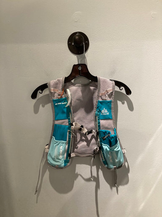 Aonijie Air Wind Tracker Running Vest, Teal/Grey