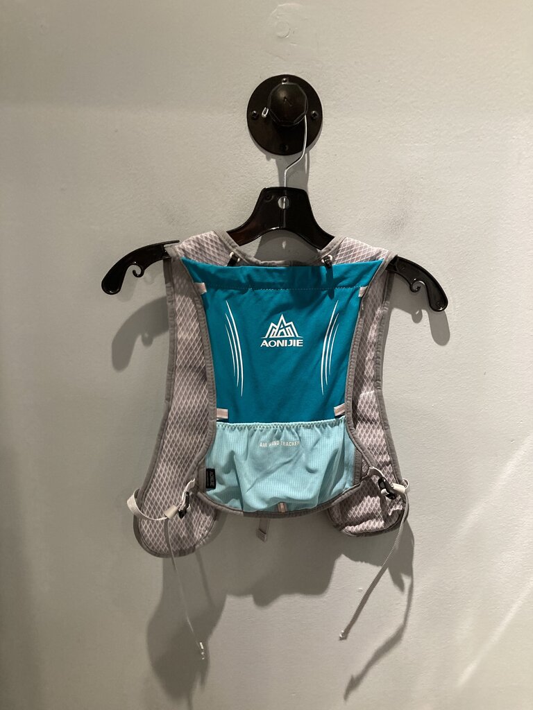 Aonijie Air Wind Tracker Running Vest, Teal/Grey
