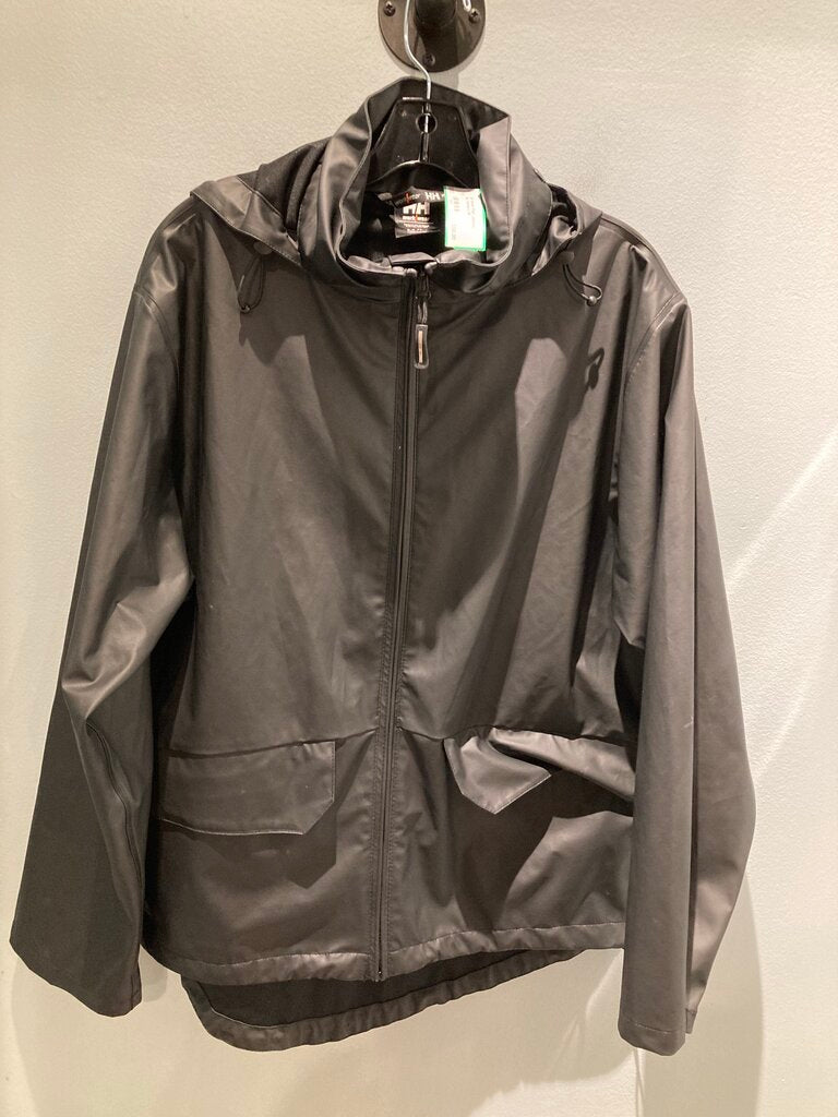 Helly Hansen Rain Jacket, Black, Women's M