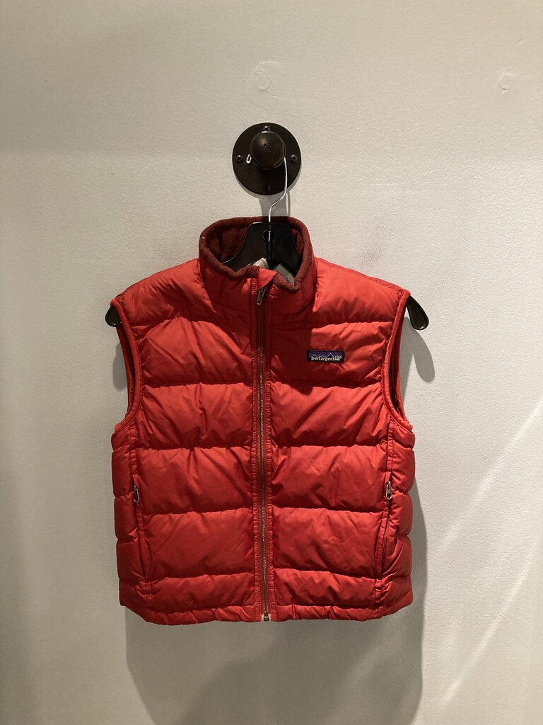 Patagonia Down Vest, Red, Kid's 8