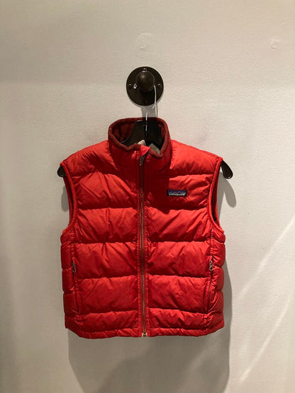 Patagonia Down Vest, Red, Kid's 8