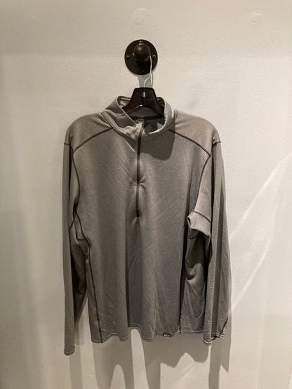 Patagonia 1/2 Zip Capilene, Grey, Men's XL