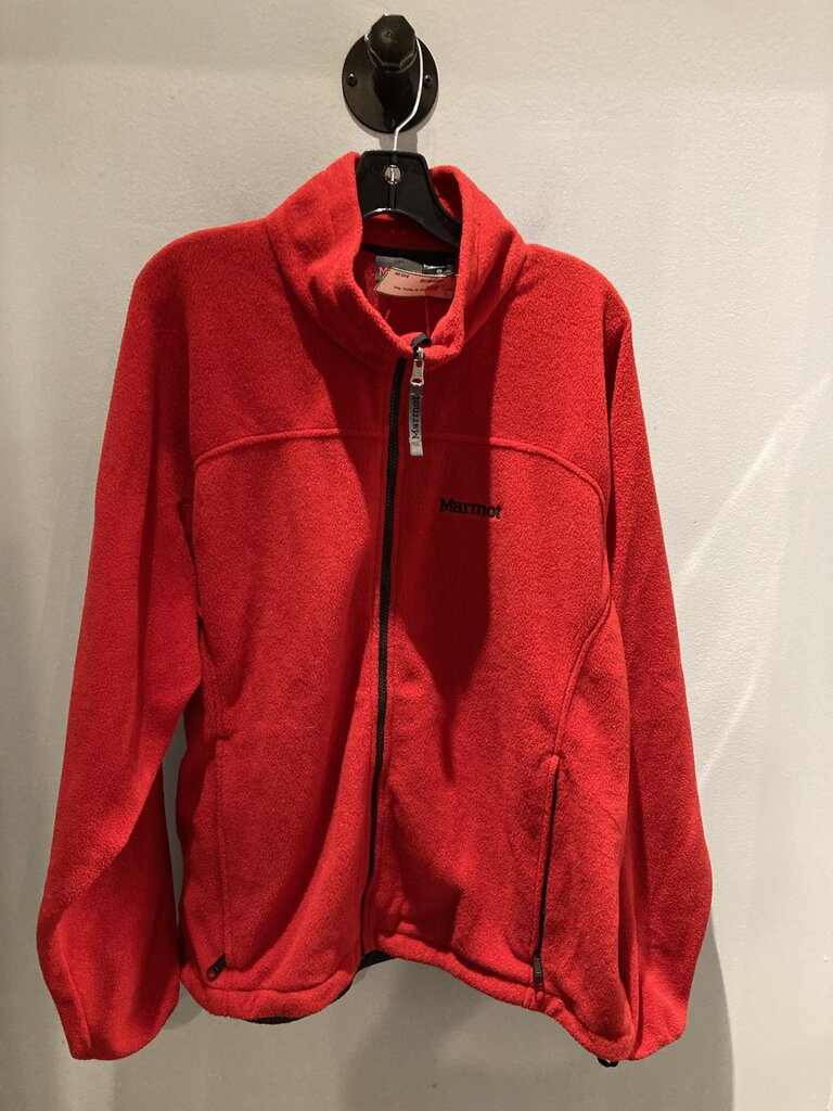 Marmot Full Zip Fleece, Red, Men's XL