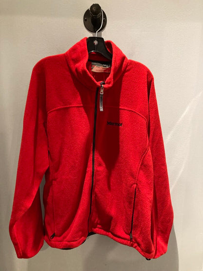 Marmot Full Zip Fleece, Red, Men's XL