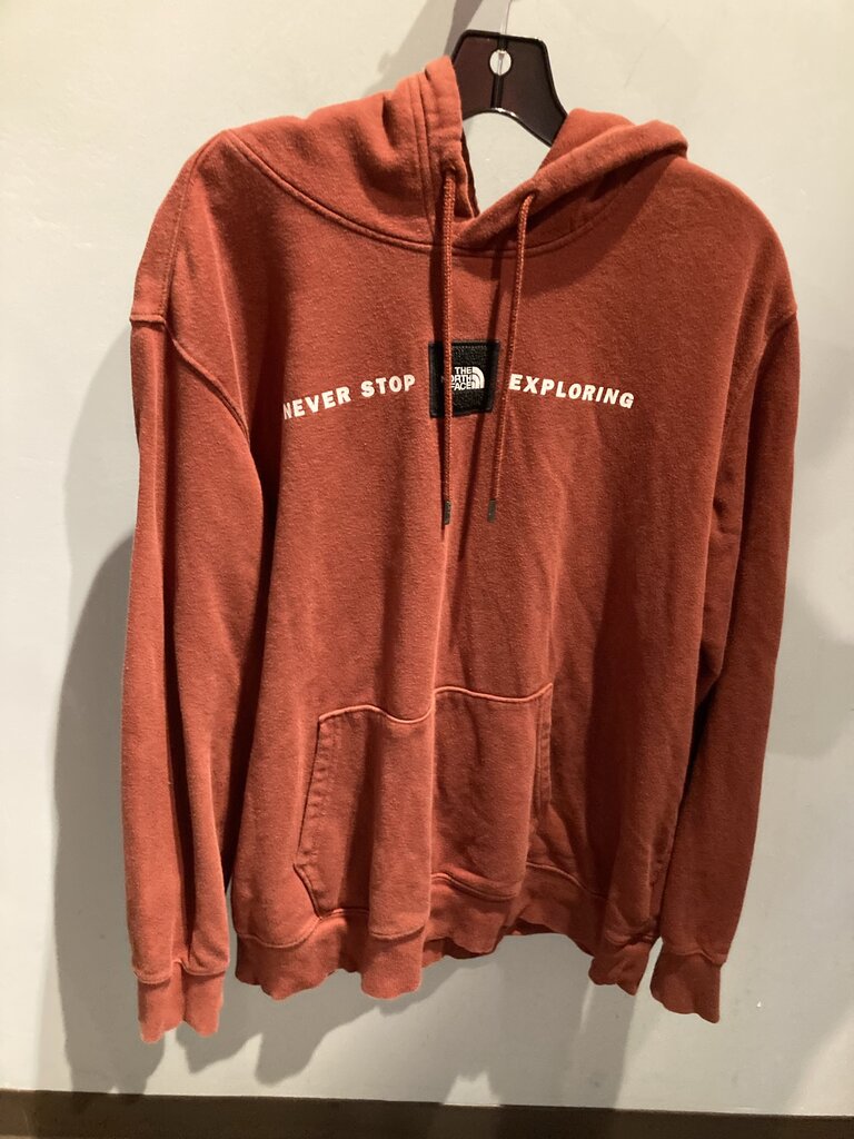 The North Face Hoody, Red/Logo, Men's XL