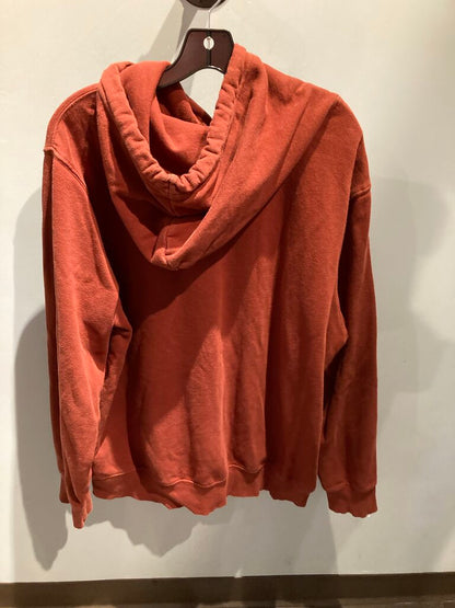 The North Face Hoody, Red/Logo, Men's XL