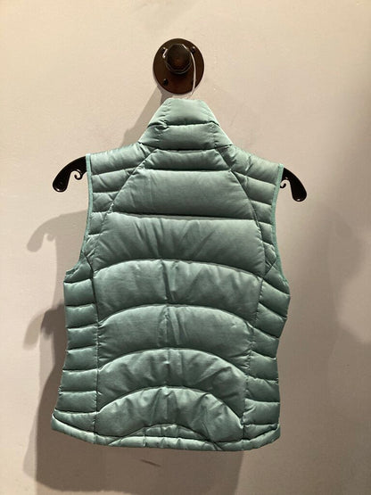 Patagonia Down Vest, Blue/Lt Green, Women's XS