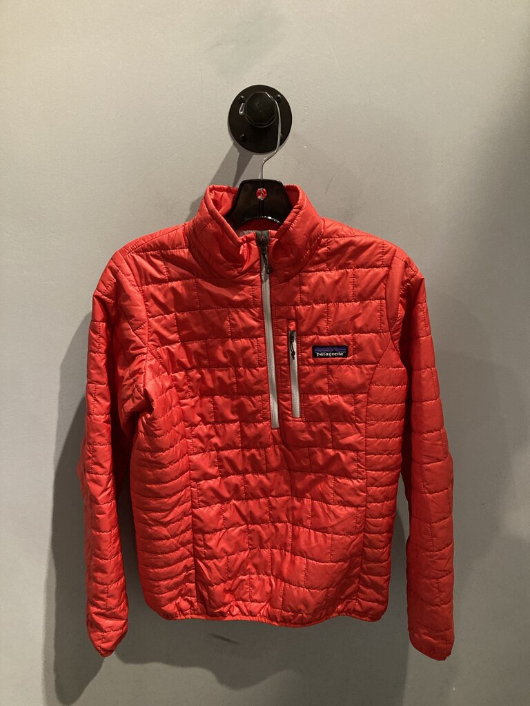 Patagonia Nano Puff 1/2 Zip Pullover, Red, Women's S