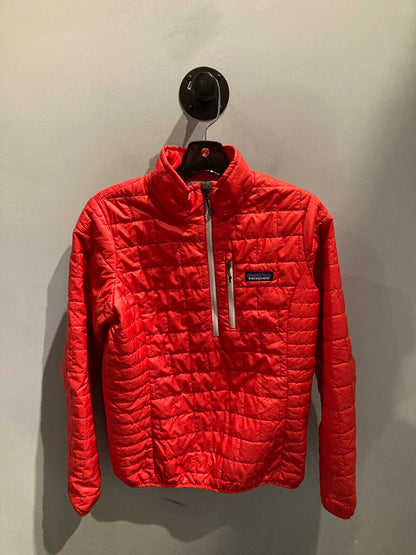 Patagonia Nano Puff 1/2 Zip Pullover, Red, Women's S