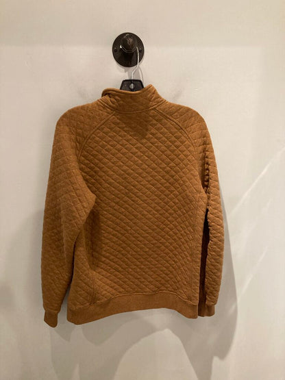 LL Bean Quilted Pullover, Brown, Men's S