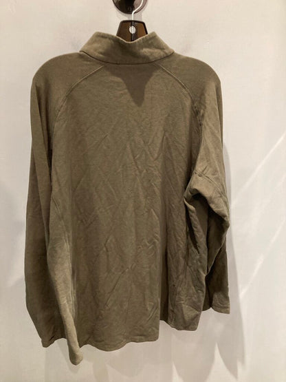 Freefly LS 1/4 Zip, Green, Men's XXL