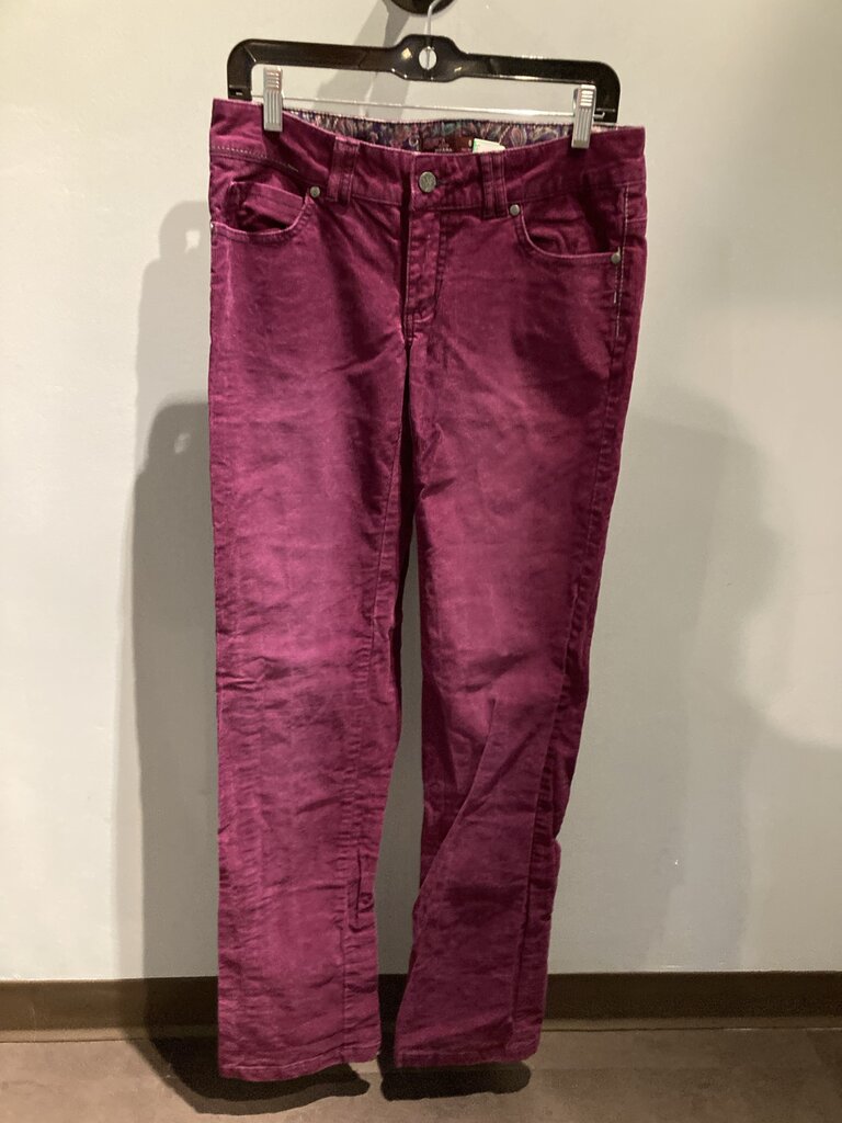 Prana Corduroy Pants, Purple, Women's 6