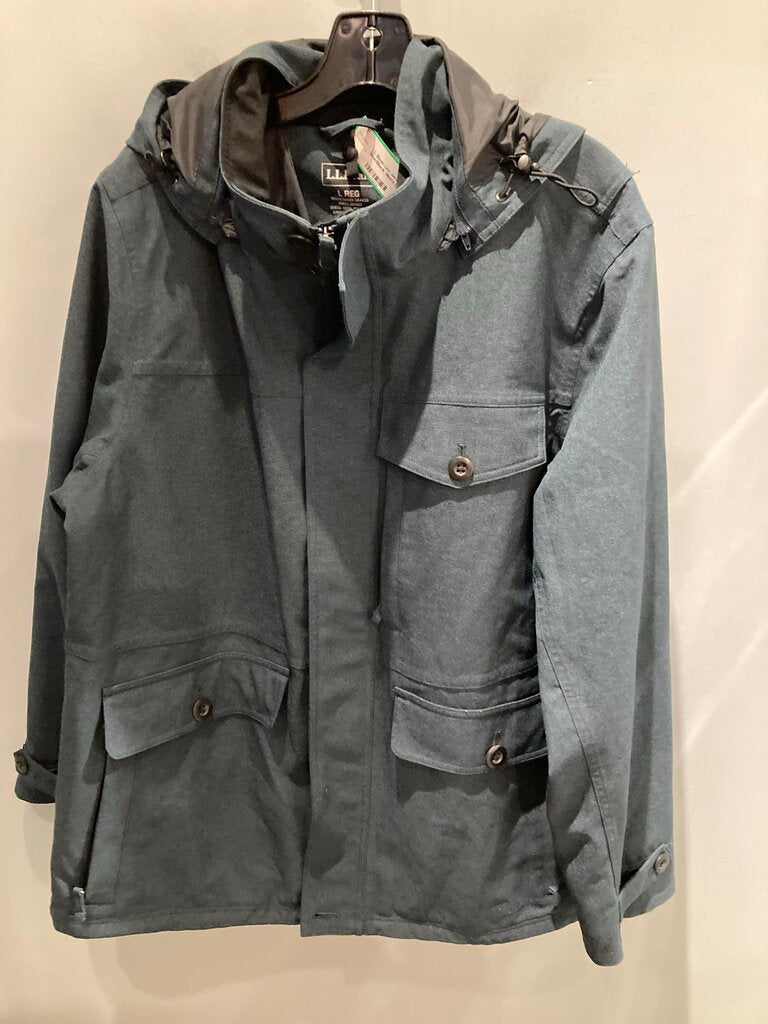 LL Bean Lite Jacket, Blue/Black, Men's L