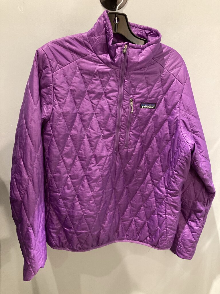 Patagonia 1/2 Zip Insulated Pullover, Purple, Women's L