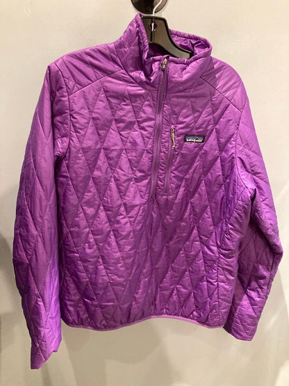 Patagonia 1/2 Zip Insulated Pullover, Purple, Women's L