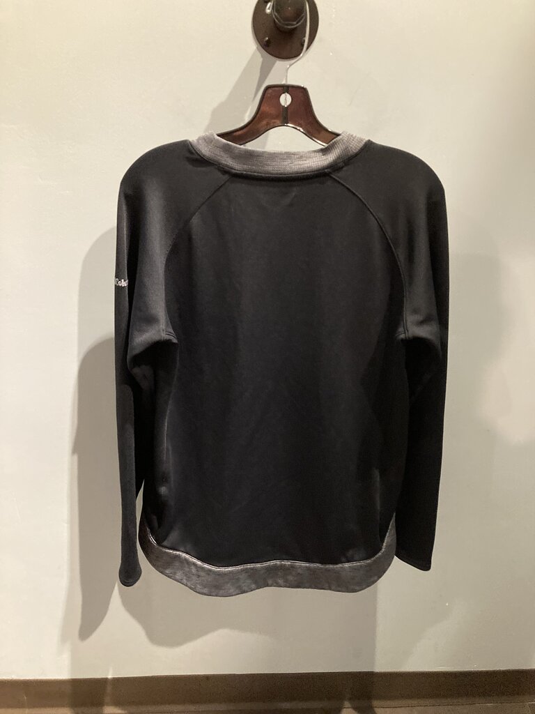Columbia V-Neck Sweater, Black/Grey, Women's L