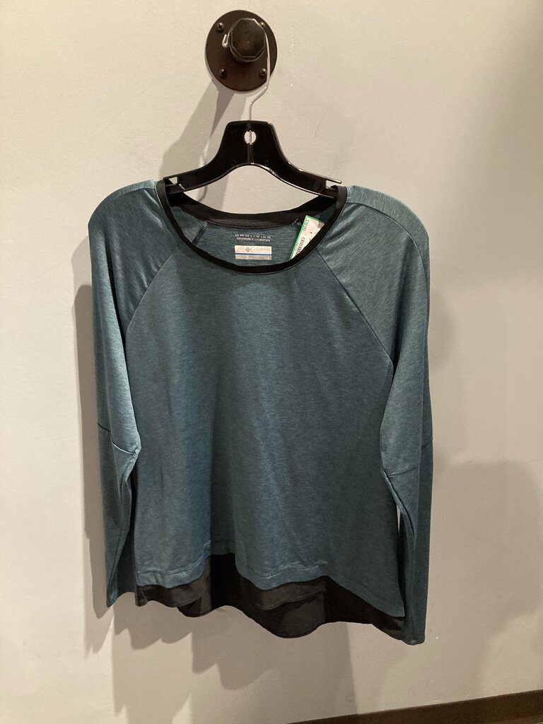 Columbia LS Crew, Green/Black, Women's L